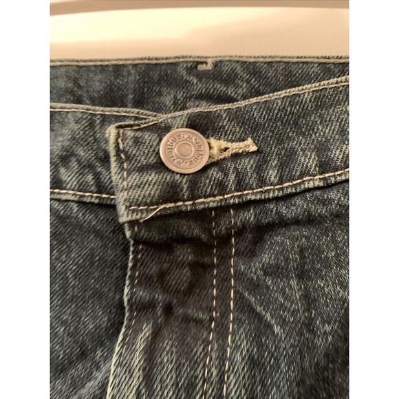 Boys Wrangler Blue Jean Shorts Straight Fit Utility Size 12 Husky - Picture 2 of 9